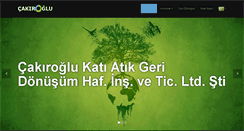 Desktop Screenshot of cakiroglugeridonusum.com
