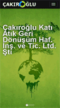 Mobile Screenshot of cakiroglugeridonusum.com